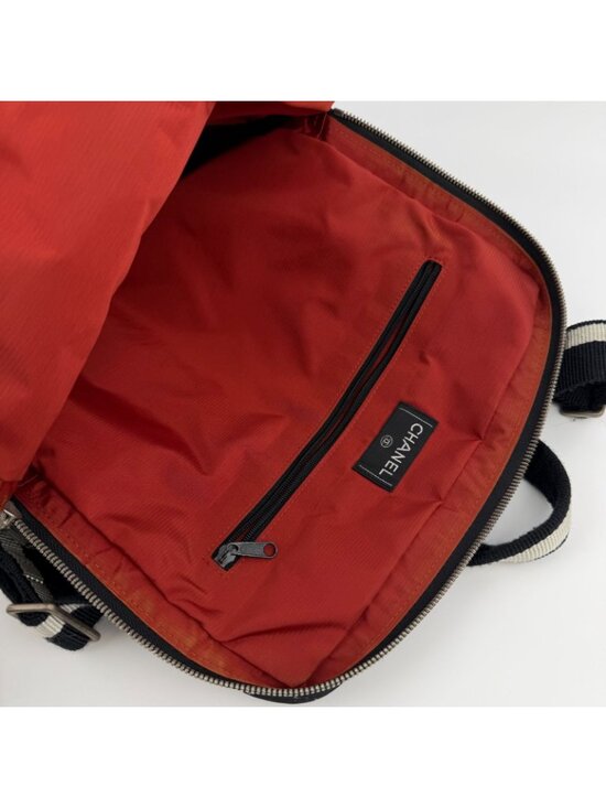 Chanel New Travel Line Backpack Nylon Black Vintage main image 16